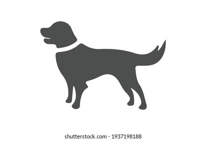 Pet icon vector, Dog concept design, isolate on white background. Illustration.