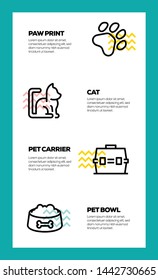 PET AND ILLUSTRATION ICON CONCEPT