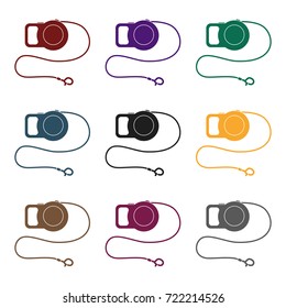 Pet lead icon of vector illustration for web and mobile