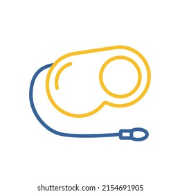 Pet lead vector isolated icon. Pet animal sign. Graph symbol for pet and veterinary web site and apps design, logo, app, UI