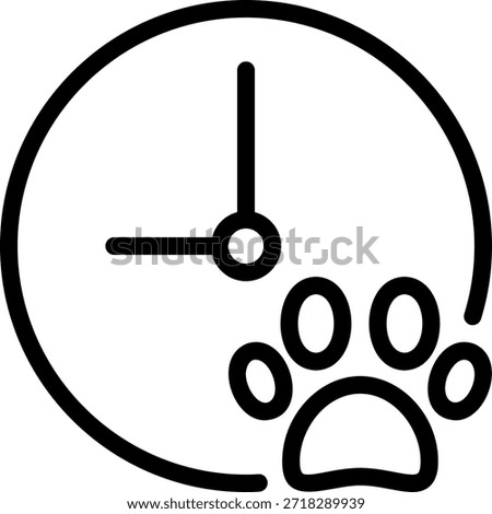 pet line icon illustration vector