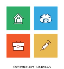 PET LINE ICON SET