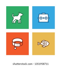 PET LINE ICON SET