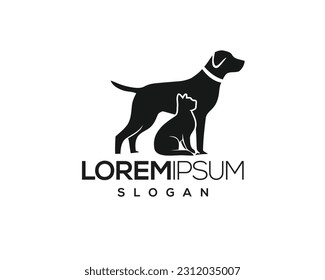 pet logo, pet care, pet love, dog and cat, fur, happy, illustration, kitten, kitty, logo, love, paw, pet, puppy, shop, sitting, small, vector, veterinarian, veterinary
