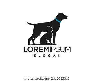 pet logo, pet care, pet love, dog and cat, fur, happy, illustration, kitten, kitty, logo, love, paw, pet, puppy, shop, sitting, small, vector, veterinarian, veterinary
