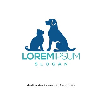 logotipo de mascotas, cuidado de mascotas, amor de mascotas, perro y gato, piel, feliz, ilustración, gatito, gatito, logotipo, amor, garra, mascota, cachorro, tienda, sentado, pequeño, vector, veterinario, veterinario, veterinario
