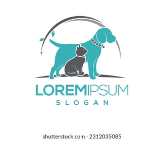 pet logo, pet care, pet love, dog and cat, fur, happy, illustration, kitten, kitty, logo, love, paw, pet, puppy, shop, sitting, small, vector, veterinarian, veterinary
