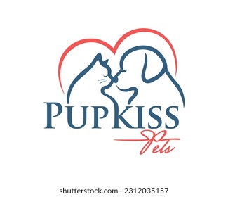 pet logo, pet care, pet love, dog and cat, fur, happy, illustration, kitten, kitty, logo, love, paw, pet, puppy, shop, sitting, small, vector, veterinarian, veterinary
