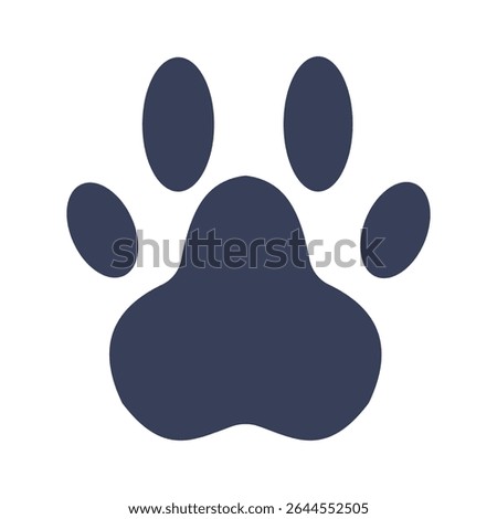 Pet Logo Design. Paw Symbol Vector Template