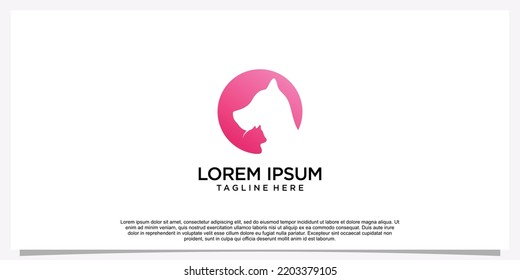 Design-Vorlage für Stift-Logo Symbol mit einfachem Konzept Premium Vector