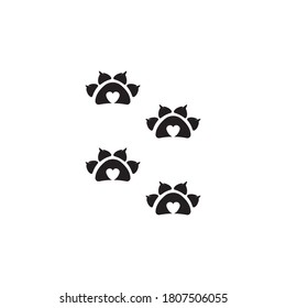 Pet logo design template vector illustration
