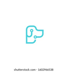 pet logo design vector template sign icon
