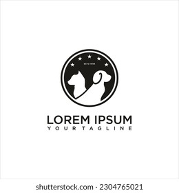 Pet Logo Minimal  And simple Concept