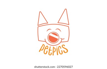 Logotipo de la mascota - Logotipo de fotografía de mascotas