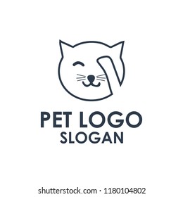 pet logo simple design