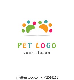 Pet logo template