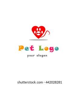 Pet logo template