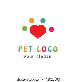 Pet logo template