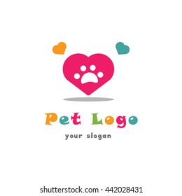 Pet logo template