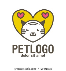 Pet logo template