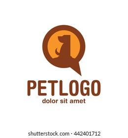 Pet logo template