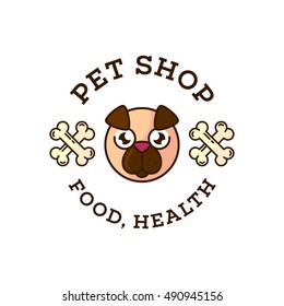 Pet logo template