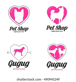 Pet logo template