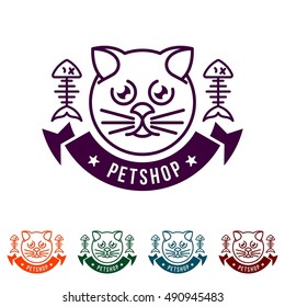 Pet logo template