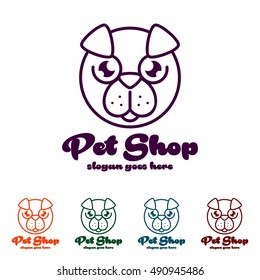 Pet logo template