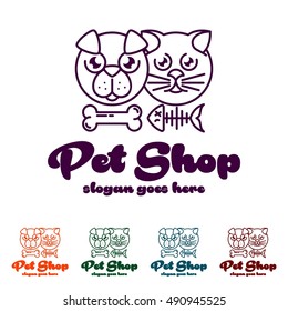 Pet logo template