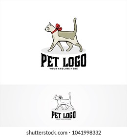 Pet Logo Template Design Vector, Emblem, Design Concept