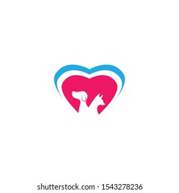 Pet logo template vector icon design