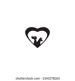 Pet logo template vector icon design