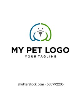 pet logo vector