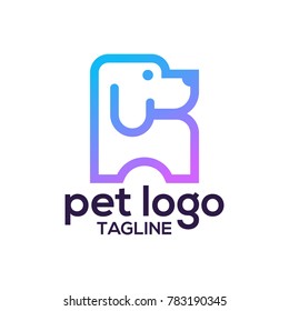 pet logo vector 