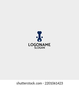 pet logo,animal logo,human best friendand simple logo icon