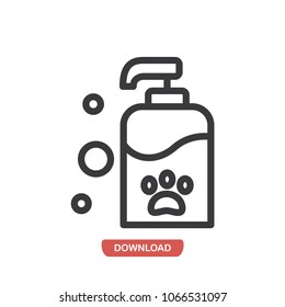 Pet Lotion vector icon
