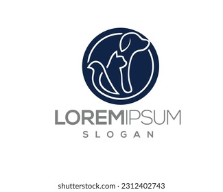 pet love, dog and cat, fur, happy, illustration, kitten, kitty, logo, love, paw, pet, puppy, shop, sitting, small, vector, veterinarian, veterinary, pet logo, pet care