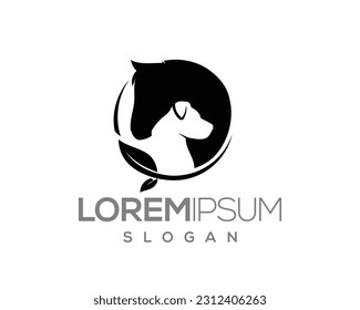 pet love, dog and cat, fur, happy, illustration, kitten, kitty, logo, love, paw, pet, puppy, shop, sitting, small, vector, veterinarian, veterinary, pet logo, pet care