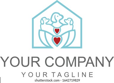 pet love home logo for your company