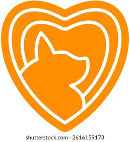 Pet Love illustration Icon, Protection Animal
