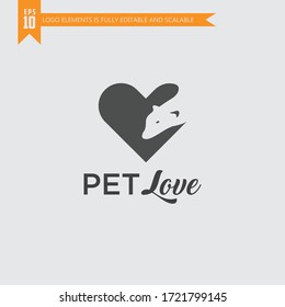 pet love logo image unique