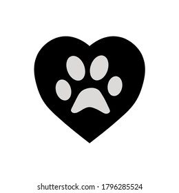 pet lovers icon vector illustration logo template