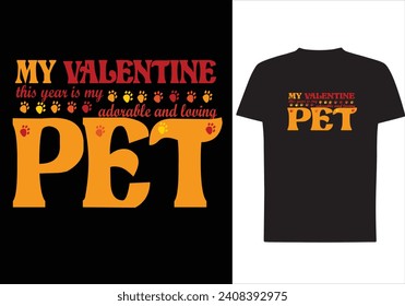 pet lovers valentine will be special with this t shirt
#pet vector
#valentine day
#pet lovers valentine t shirt
#cat paw vector
#motivational t shirt
#quote
#14th February
#love
#vintage
#black tee
