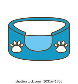 pet mattress isolated icon