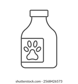 Pet Medication thinline icon , vector, pixel perfect, illustrator file