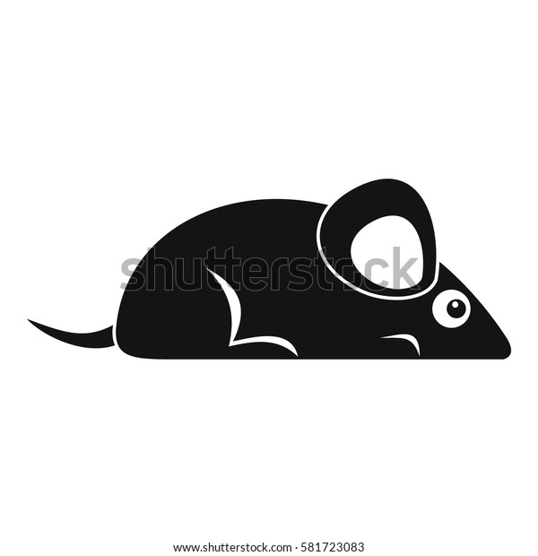 Pet Mouse Icon Simple Illustration Pet Stock Vector (Royalty Free