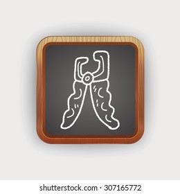 Pet nail clippers doodle