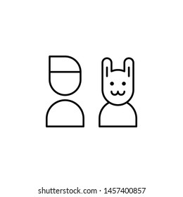 pet outline icon. Element of lifestyle illustration icon. Premium quality graphic design. Signs and symbol collection icon for websites, web design, mobile app, UI, UX