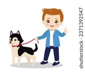 Pet owner rule to put a leash to his dog in public places